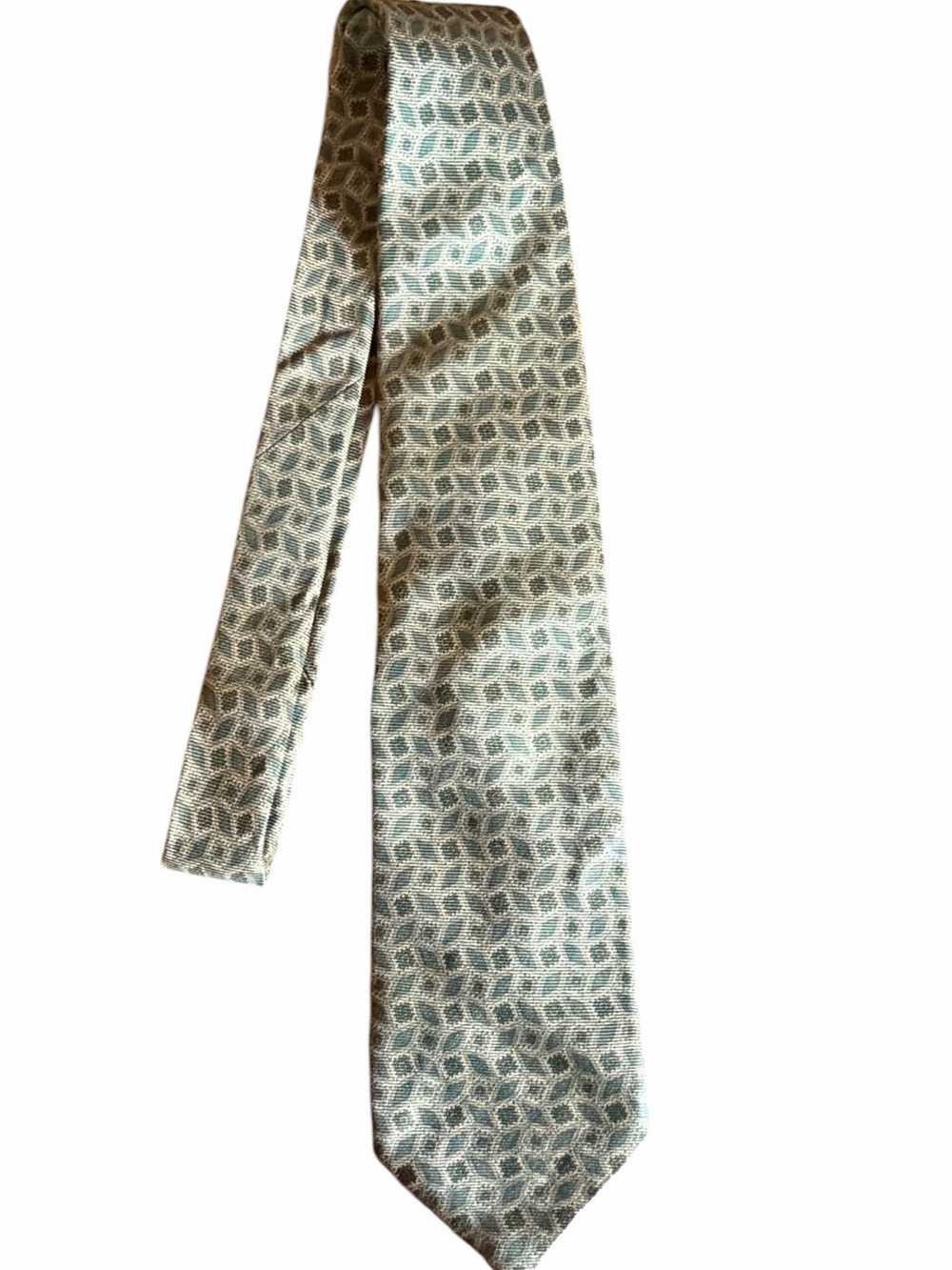 Vintage Brooks Brothers Silk Tie 1980’s Geometric Pattern EC